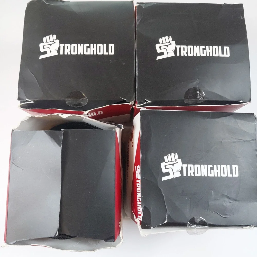(4) Stronghold 2 Inch Adhesive Fastening Mounting Tape Hook And Loop 5 Yard Set